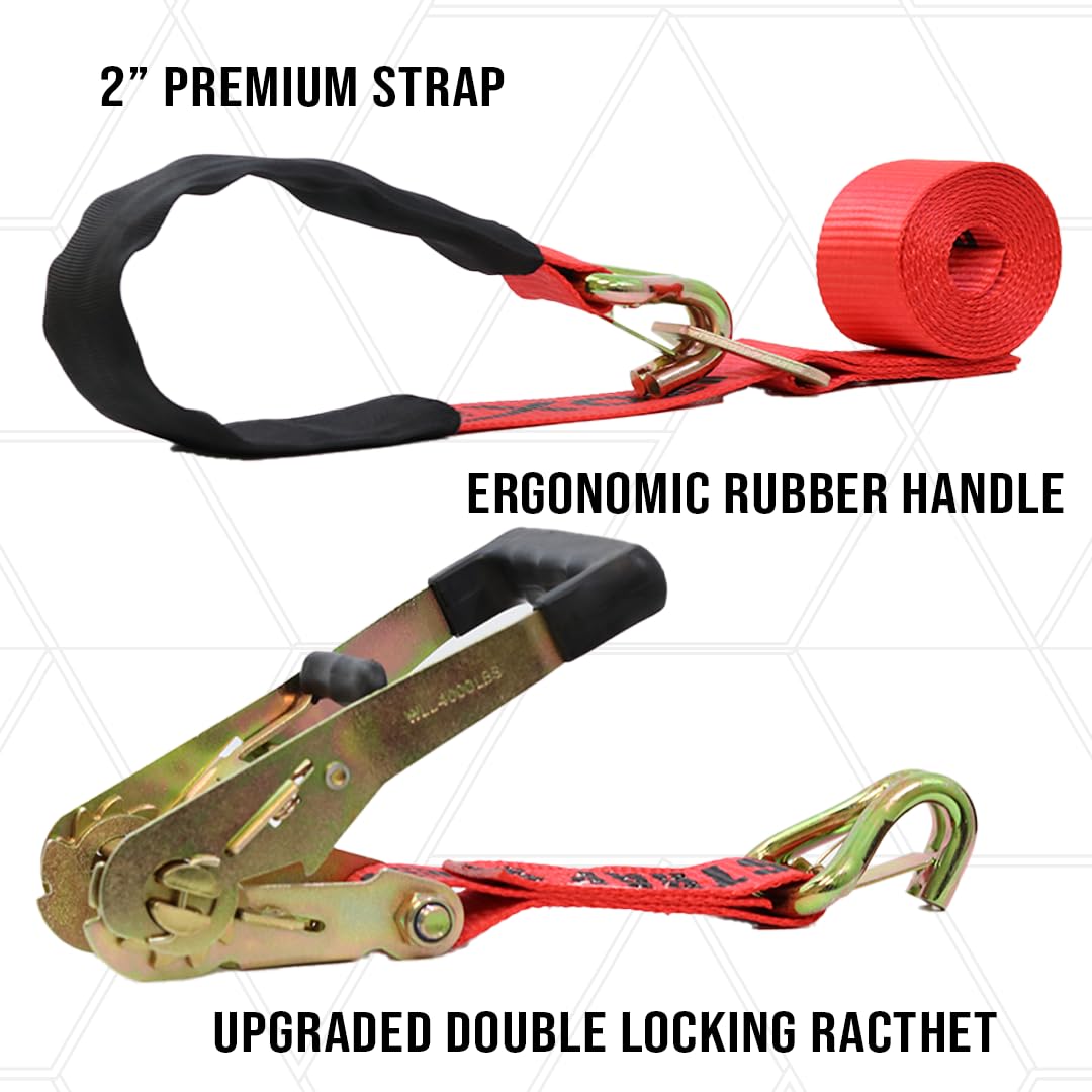 Autofonder Heavy Duty Adjustable Car Tie Down Kit India | Ubuy