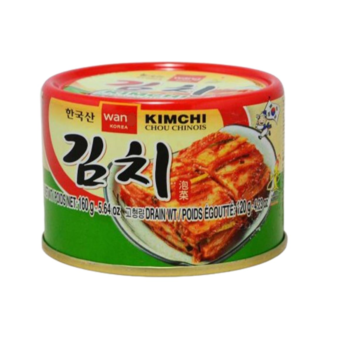 YIJIA | Kimchi Coreano Lata 160g - Una Delicia Fermentada Vegana y sin Gluten (8 Unidad) — view 8