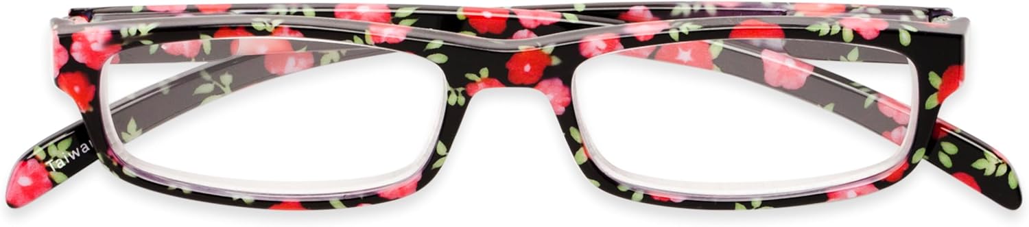 Readers.com Reading Glasses: The Buttercup rectangle Style for female