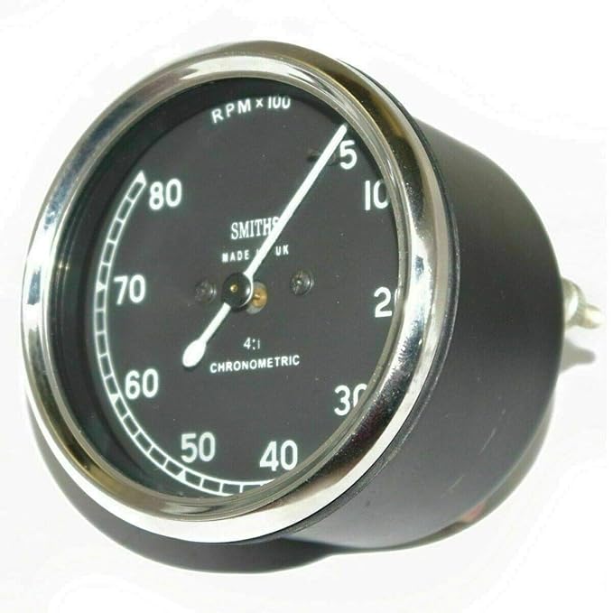 New Replica Smiths Tachometer 580 RPM x 100 Tachometer Universal For