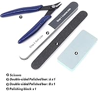 Vista 7 de 21 piezas Juego de herramientas básicas para modelador, kit de herramientas de construcción hobby para construcción de modelos de coches Gundam