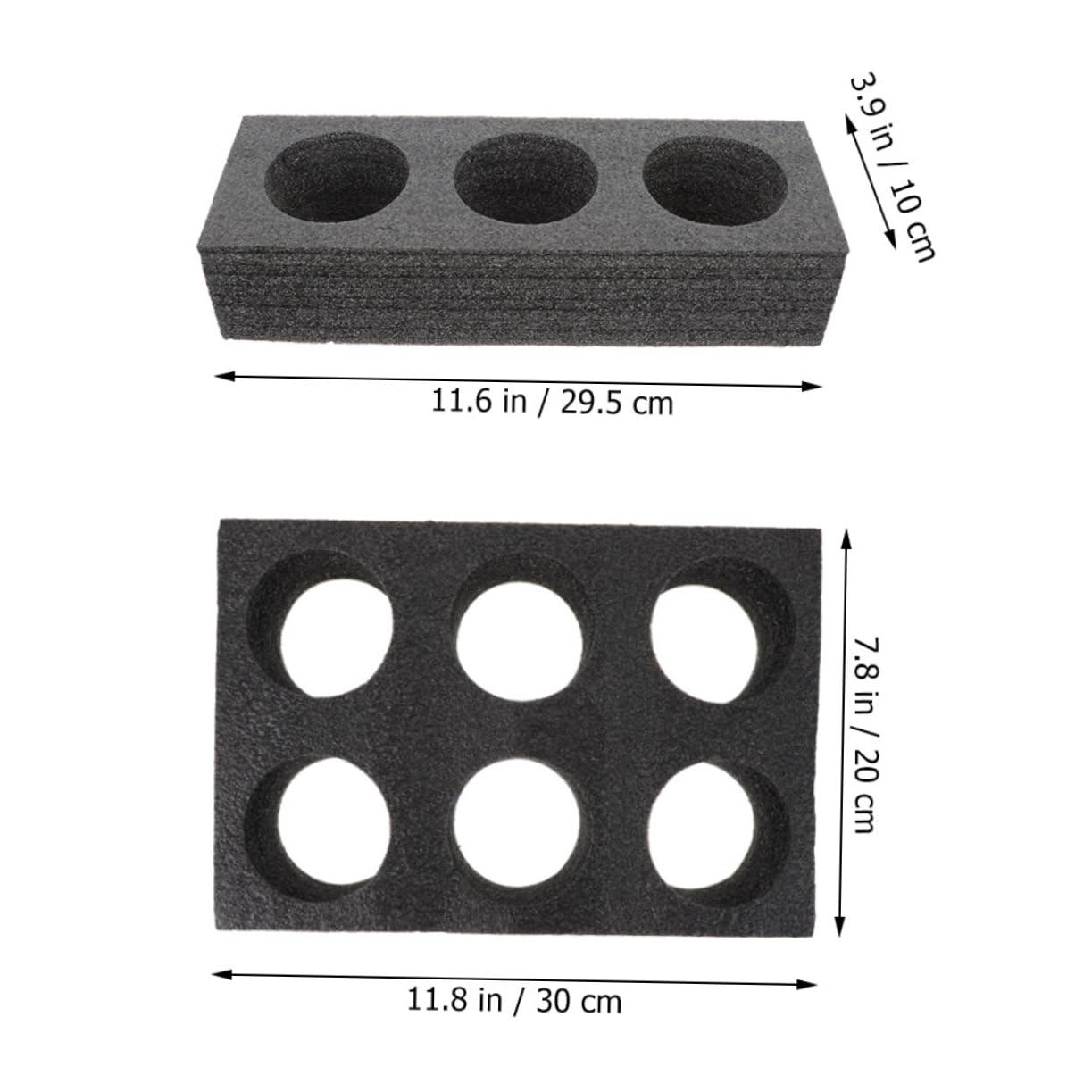 MAGICLULU 2pcs Multi Beverage Cup Holder Tray Foam Drink Carrier for Takeout Cups for Restaurants and Shops Collision Design for Safe Transport