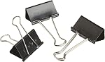 ACCO 2-Inch Large Binder Clips, 1 Box, 12 Clips/Box, Black (A7072100B)