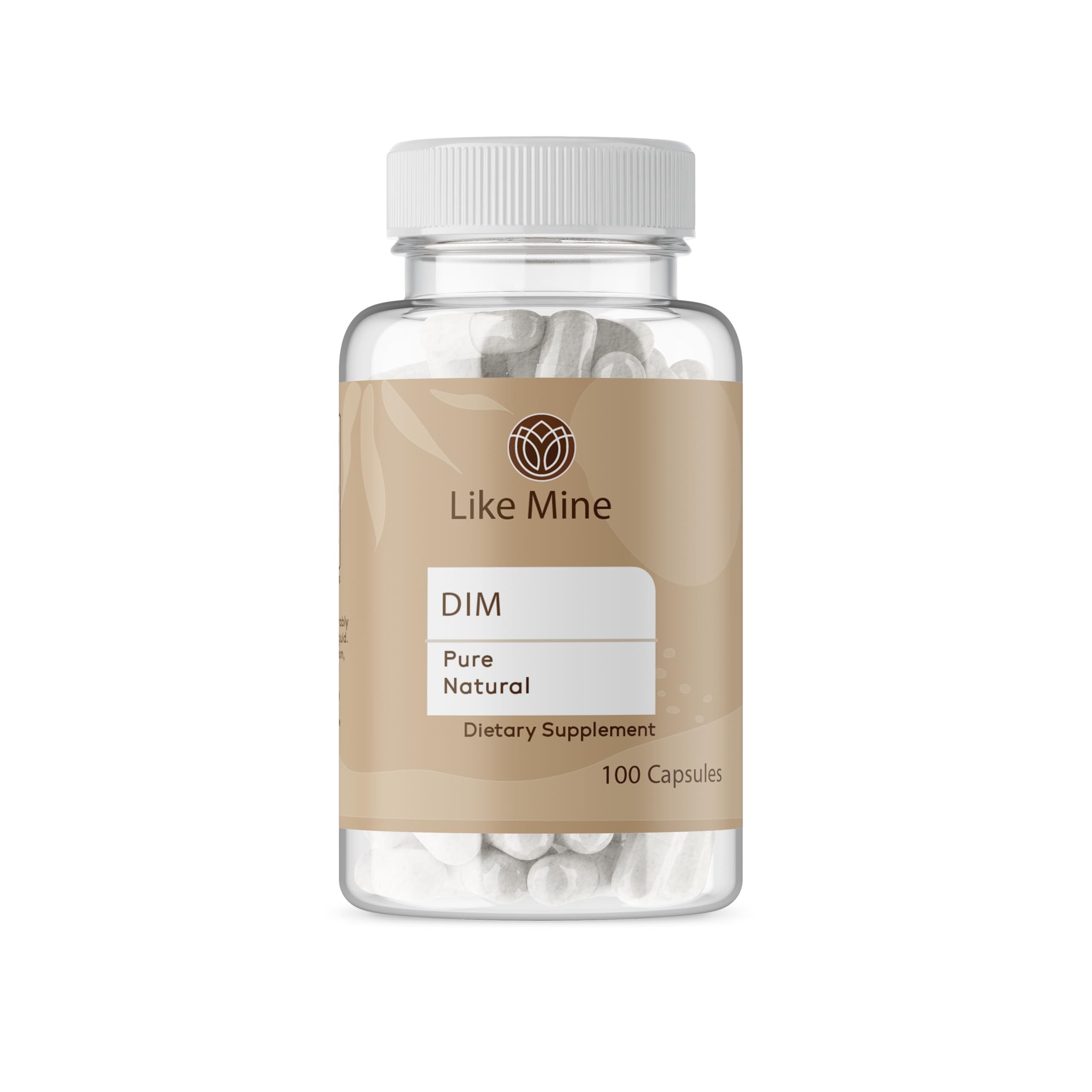 Like Mine DIM (100 Capsules), Pure & Natural, No Fillers or Additives, Dietary Supplement