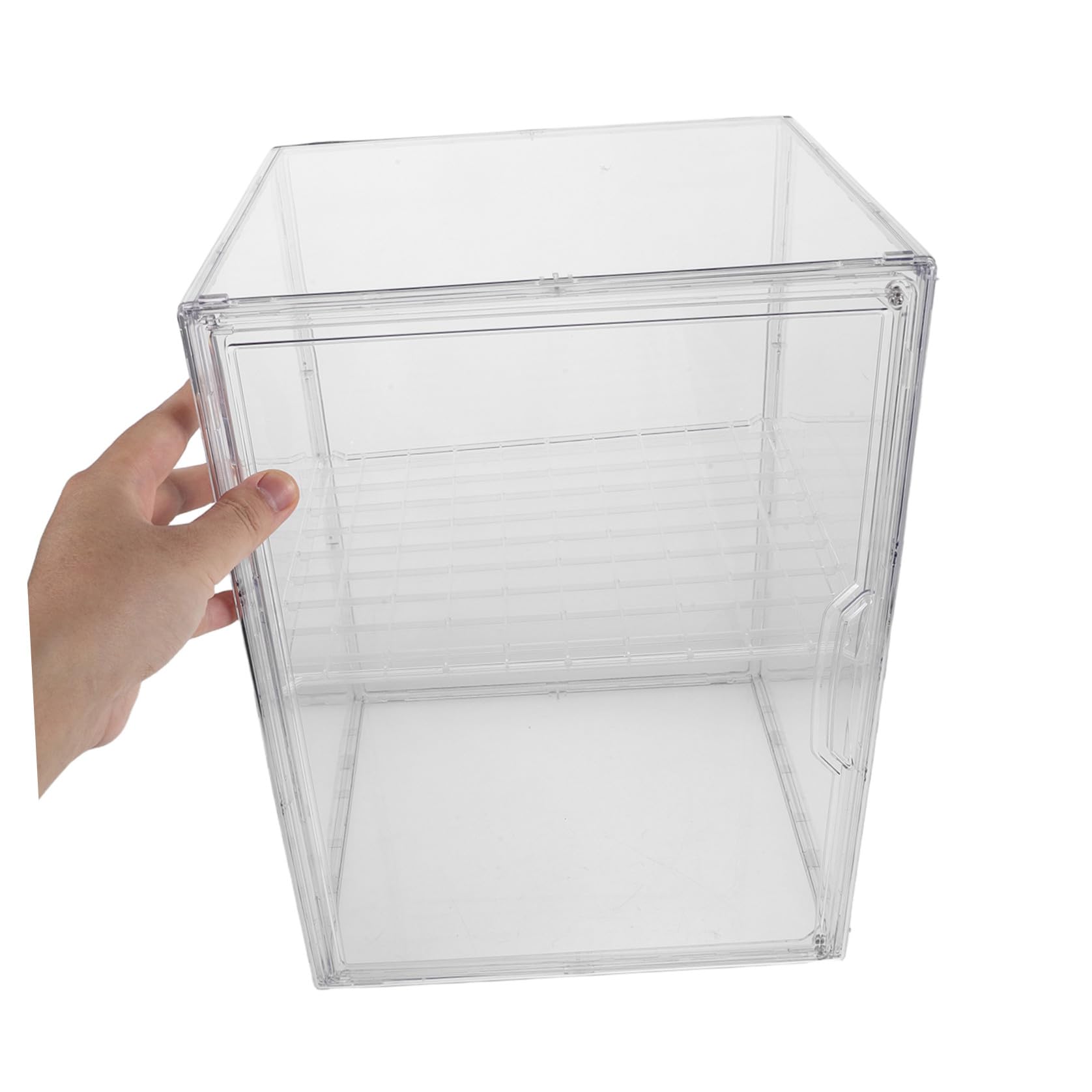 Caja Expositora para Muñecas y Figuras de Acrílico de 2 Niveles