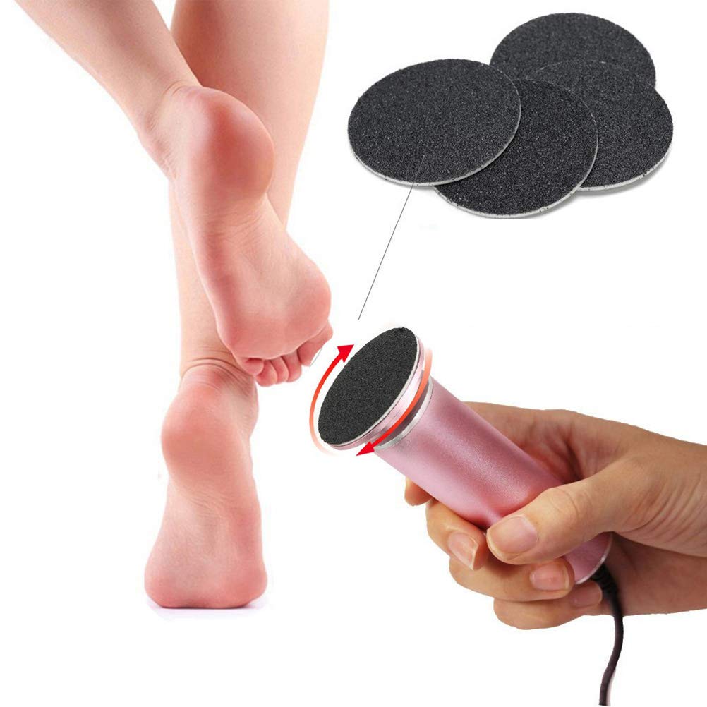 Healifty 60 Discos De Lija De Repuesto Para Removedor De Callos EléCtrico Discos Abrasivos Circulares Para Pedicura EliminacióN De Piel Muerta Y Callos Para Uso En Casa Y SalóN