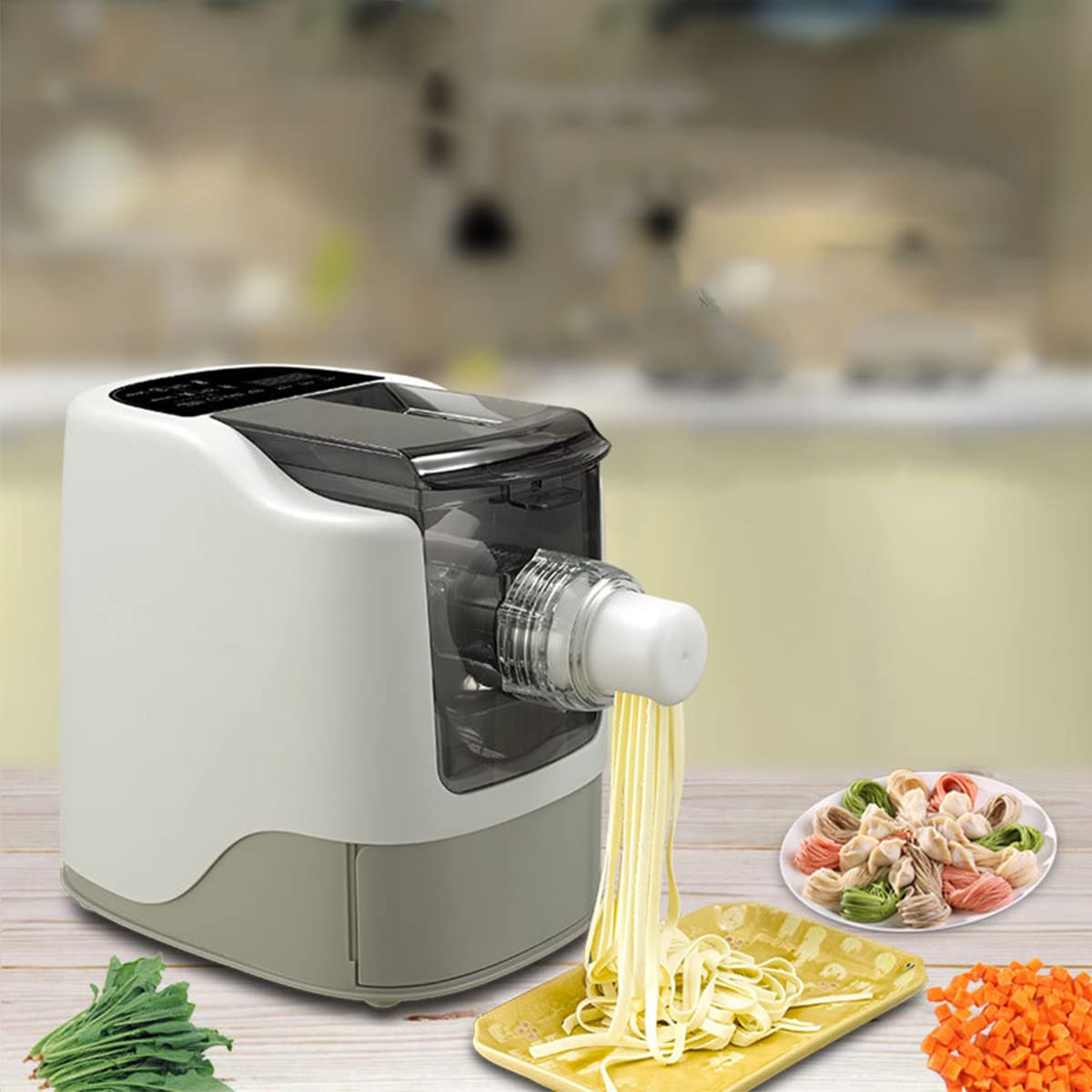 Amazon | 全自動電気麺メーカー パスタマシン製麺機 電気麺プレス機 