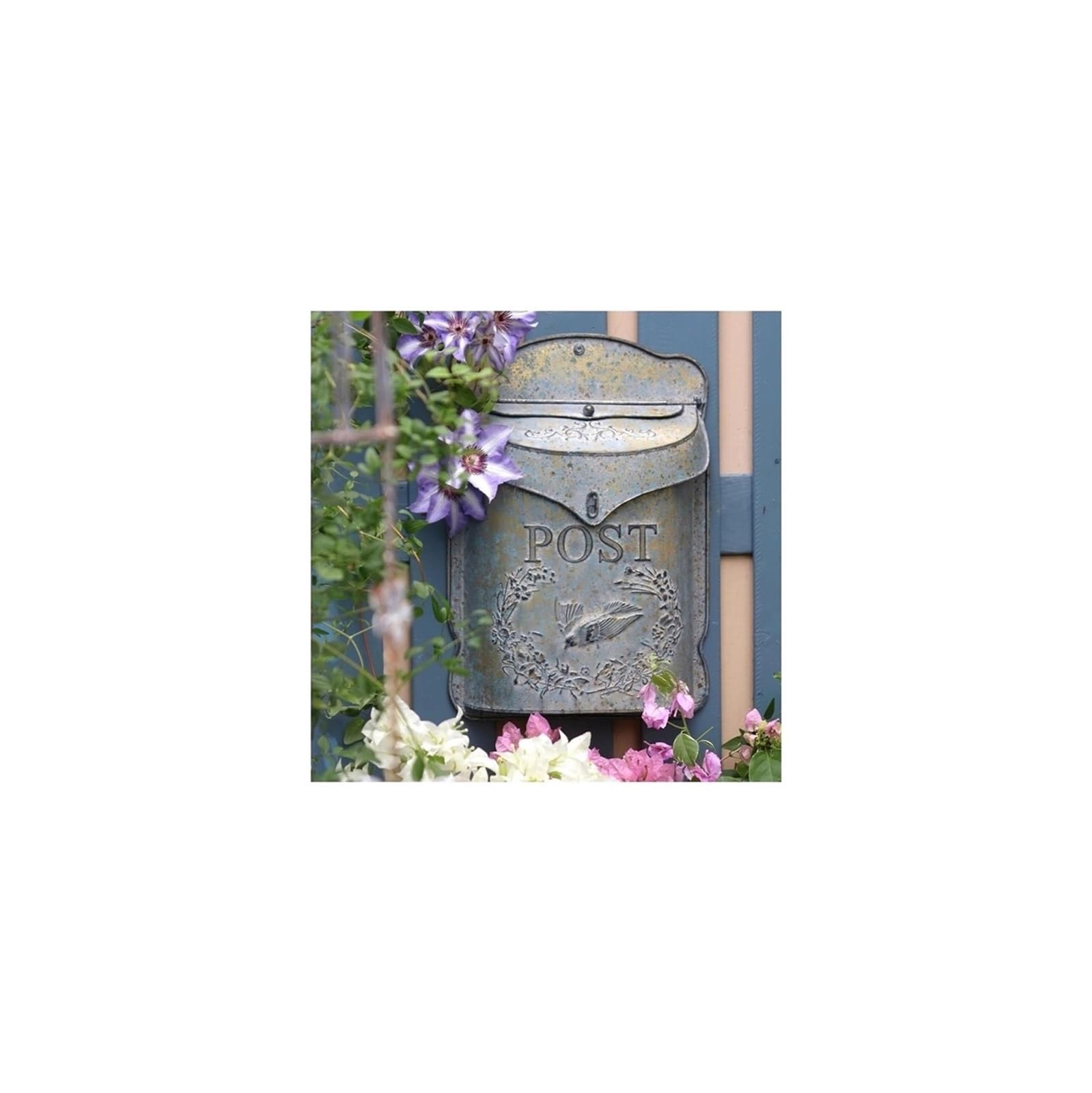 FGJsfhrDTU Letter Box, Outdoor Metal Mailbox For Storing Messages Leaving Message Decorate