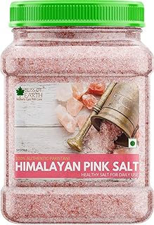 ROSEVILLA Bliss of Earth 1KG Pure Pakistani Himalayan Pink Salt Non Iodised for Weight Loss & Healthy Cooking, Natural Substitute of White Salt