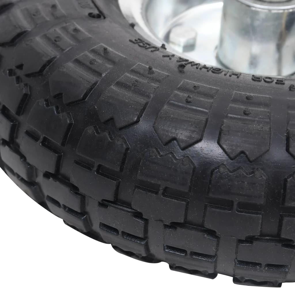 vidaXL 4X Ruote Carrello a Mano in Gomma 4.10/3.50-4 (260x83) Rotelle Ricambi