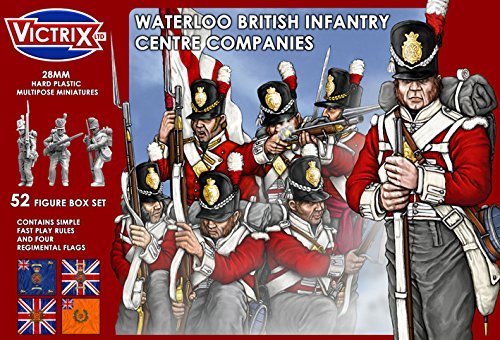 Victrix VX0001 - Waterloo Infantería Británica - 28mm Miniaturas De Plástico Napoleónico