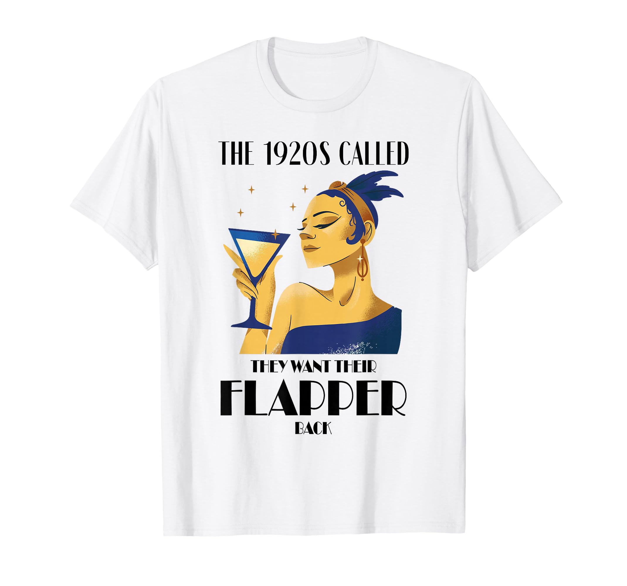 20s Themed Party Outfits Roaring 20s Flapper Dress Girl T-Shirt