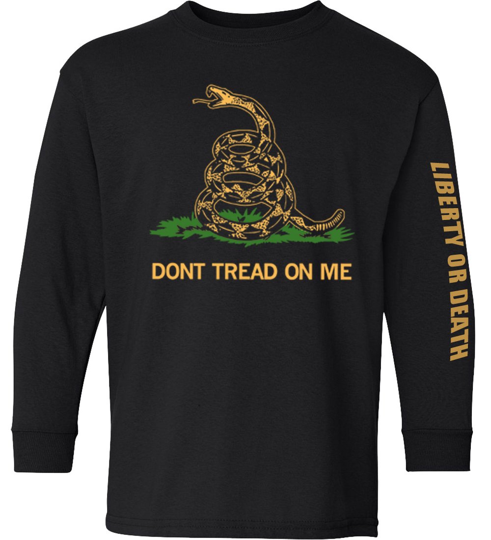 Longsleeve Don’t Tread On Me Shirt - Black