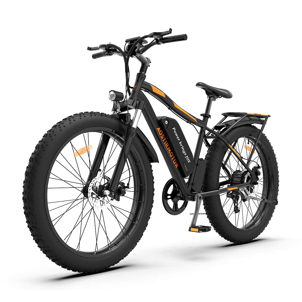 AOSTIRMOTOR Electric Mountain Bike, 750W Motor&48V 13AH Removable