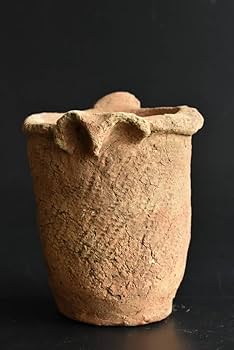 Amazon.co.jp: 状態良好【縄文土器深鉢】高さ13.5㎝花器検索埴輪