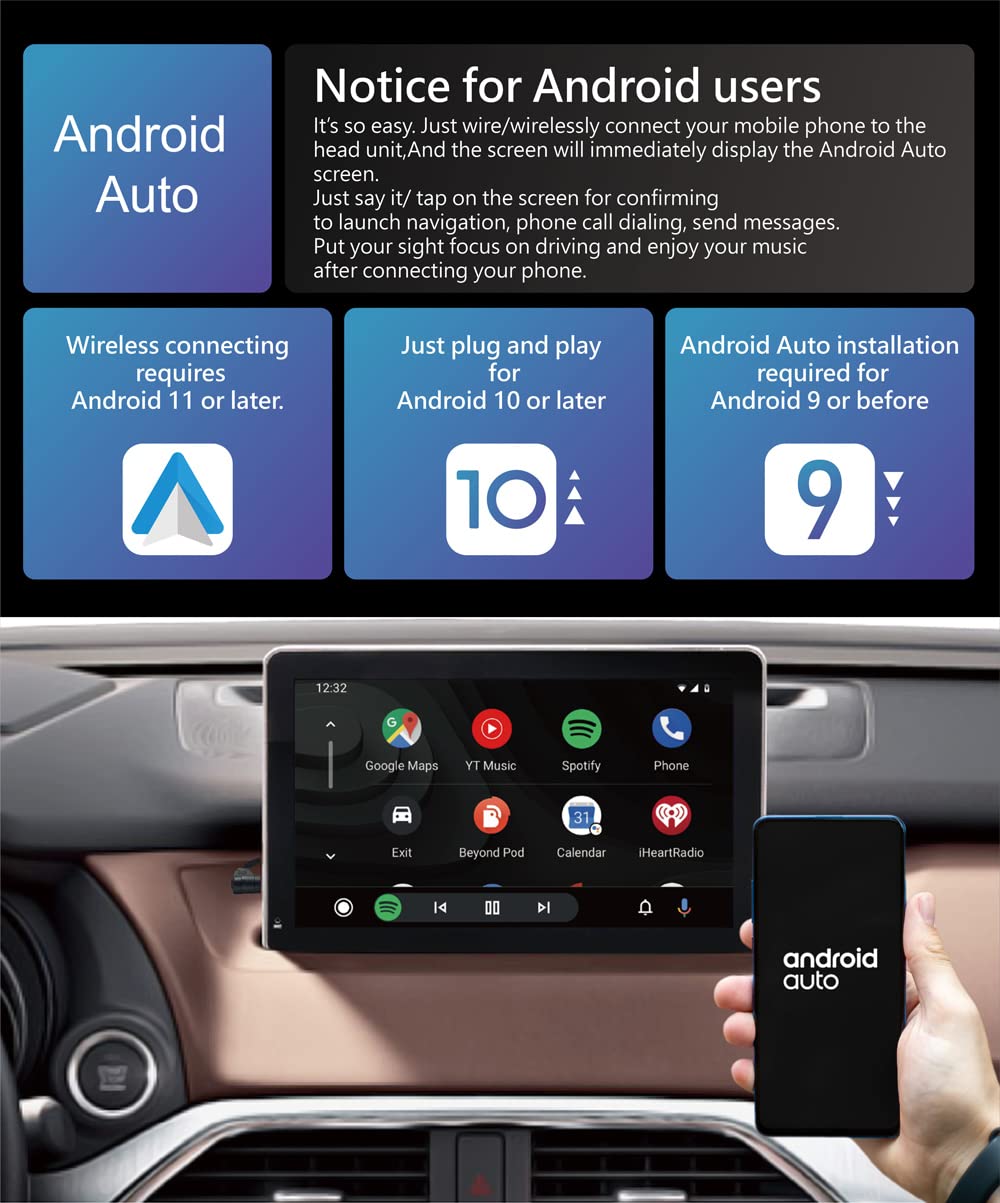 Coral Vision CarPlay Wireless A　バックカメラ付き