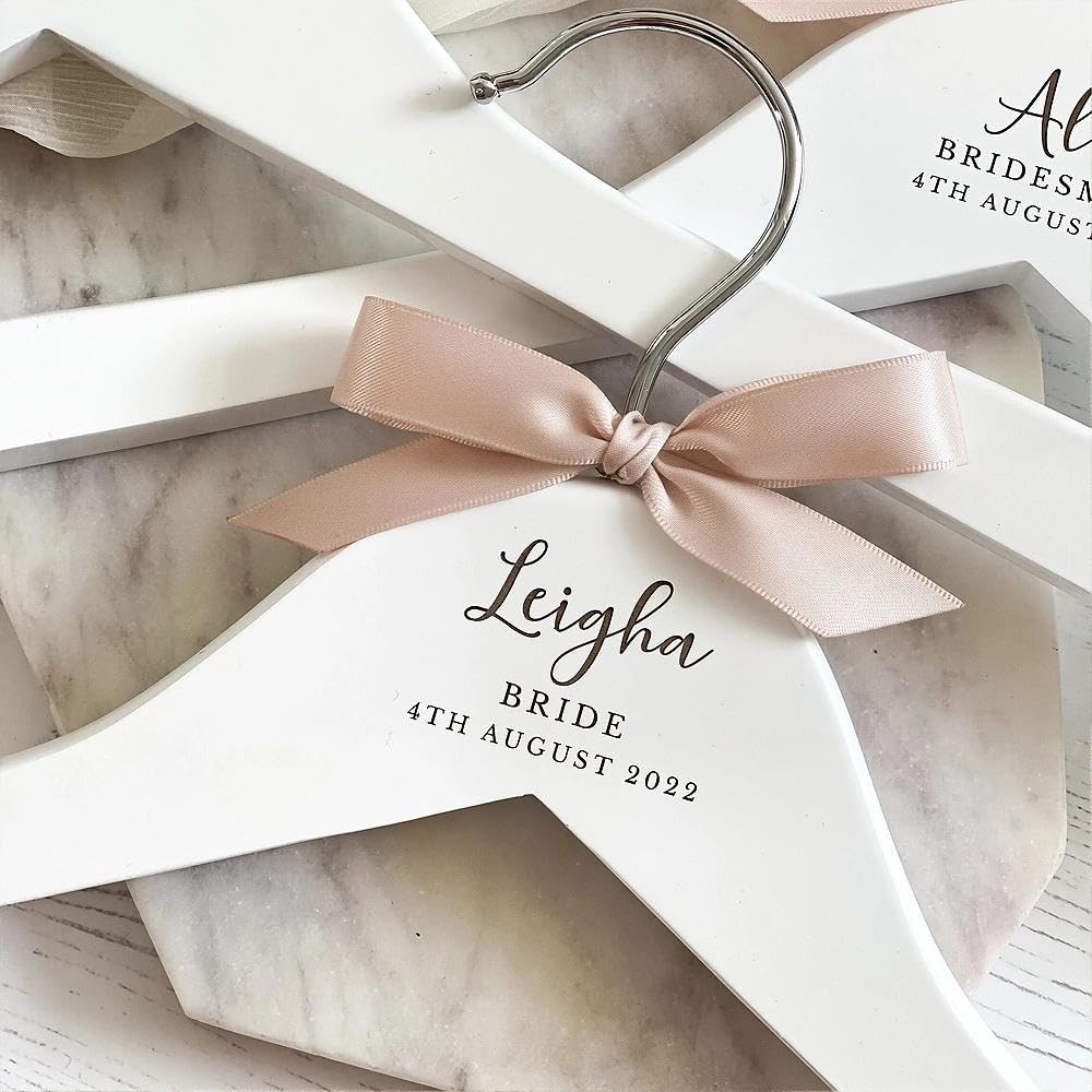 personalized bridesmaid dress hangers Personalized Bridesmaid Hangers #HG100