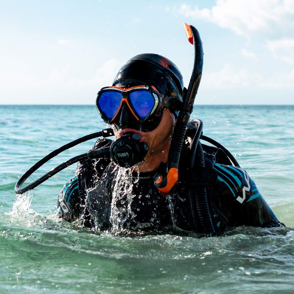 Tusa Paragon scuba diving mask pro filtro UV lenti correttive compatibili