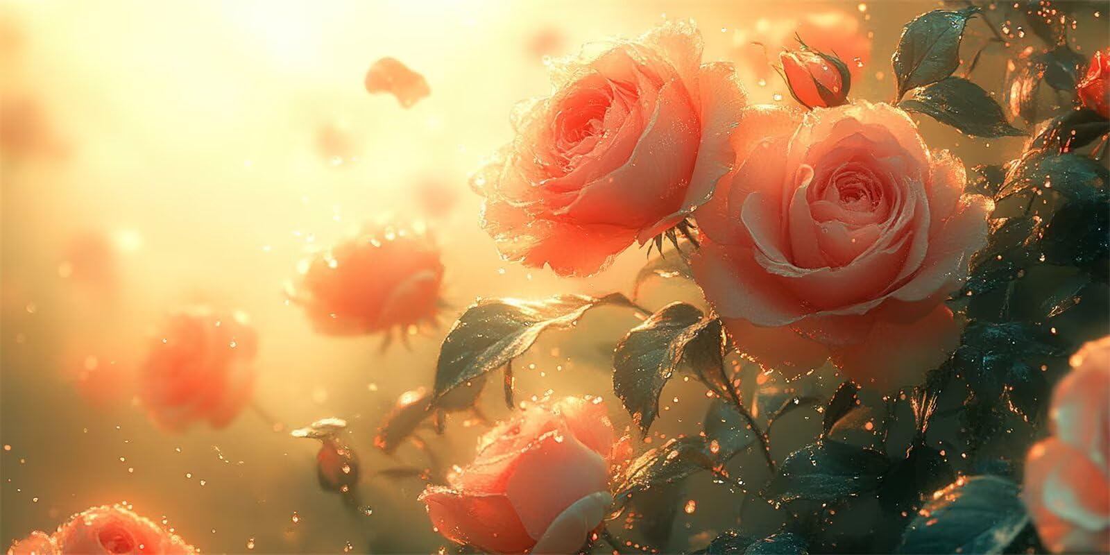 Rosa Pintar por Numeros Adultos con Marco 100x200cm, DIY Pintar por Numeros flor Cuadros para Pintar por Numeros Niños Beginner Manualidades con Pintura y Pincel, Home Wall Room Decor, Regalo Mujer