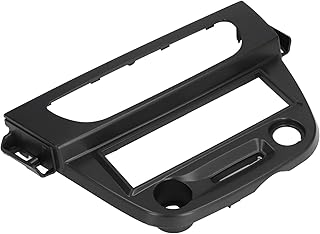 Painel estéreo de rádio, moldura de painel de CD player de ajuste sem costura ABS preta para substituição de estilo interior de carro para Fluence 2009