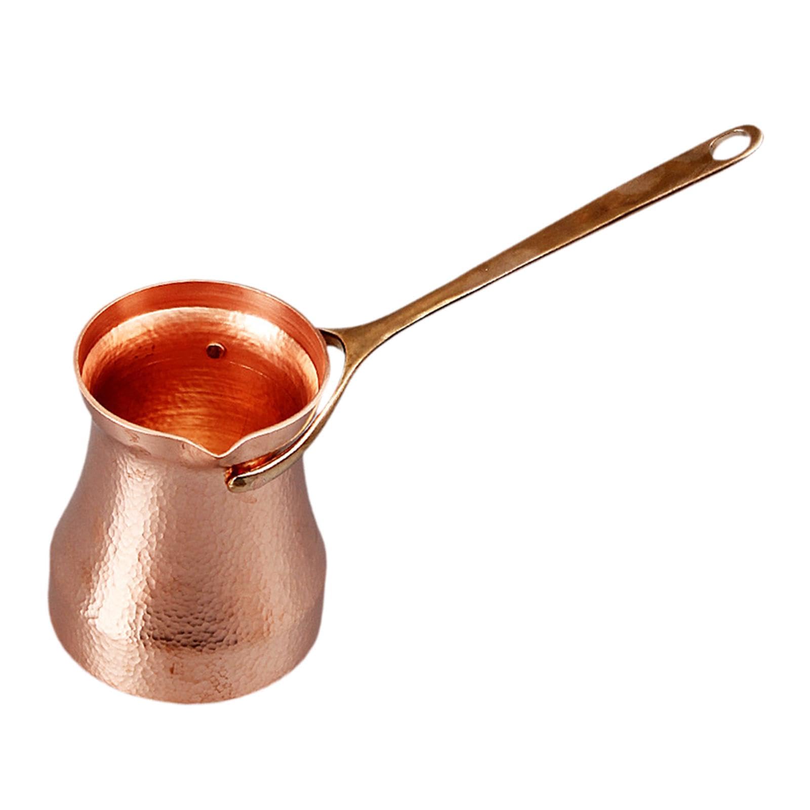 Turecki dzbanek do kawy, tradycyjny, ręcznie wykonany dzbanek do herbaty premium z metalowym uchwytem, wyposażenie, dzbanek do kawy, dzbanek do kawy, styl B, 400 ml