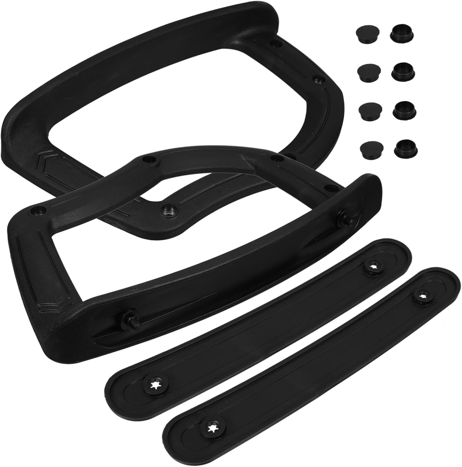 Ergonomic Office Chair Armrest Replacement Plastic Arm Rests for Desk Chairs Easy Installation Fit Enhances Comfort and Posture Support