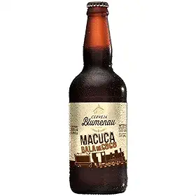 Cerveja Brasileira Blumenau Macuca Imperial Stout Bala de Coco 500ml