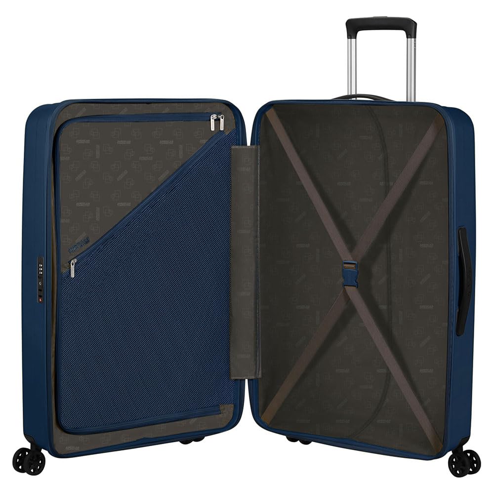 American Tourister REJOY-SPINNER 77/28 TSA, blu marino, 77 cm, bagaglio