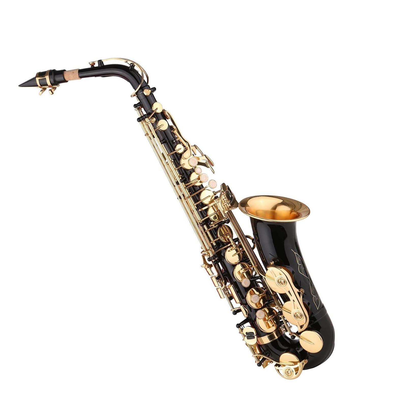 estudiante de saxofón Saxofón Alto Eb De Latón Con Boquilla, Estuche De Transporte, Accesorios Para Estudiantes Principiantes