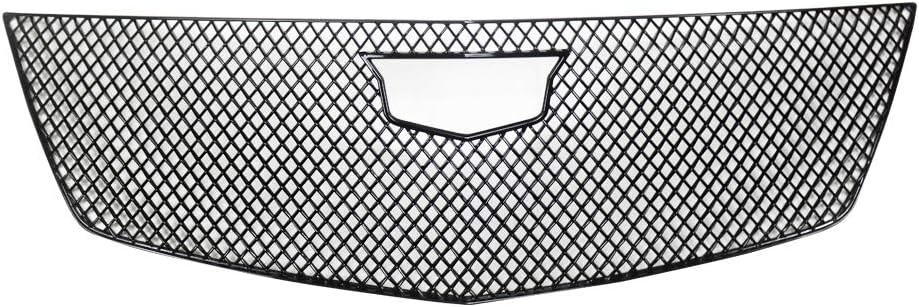 NINTE Grille Cover for Cadillac XT5 2017-2022 2023 ABS Painted Gloss Black Front Mesh Grill Protector Trim Tape On（NOT the Replacement）