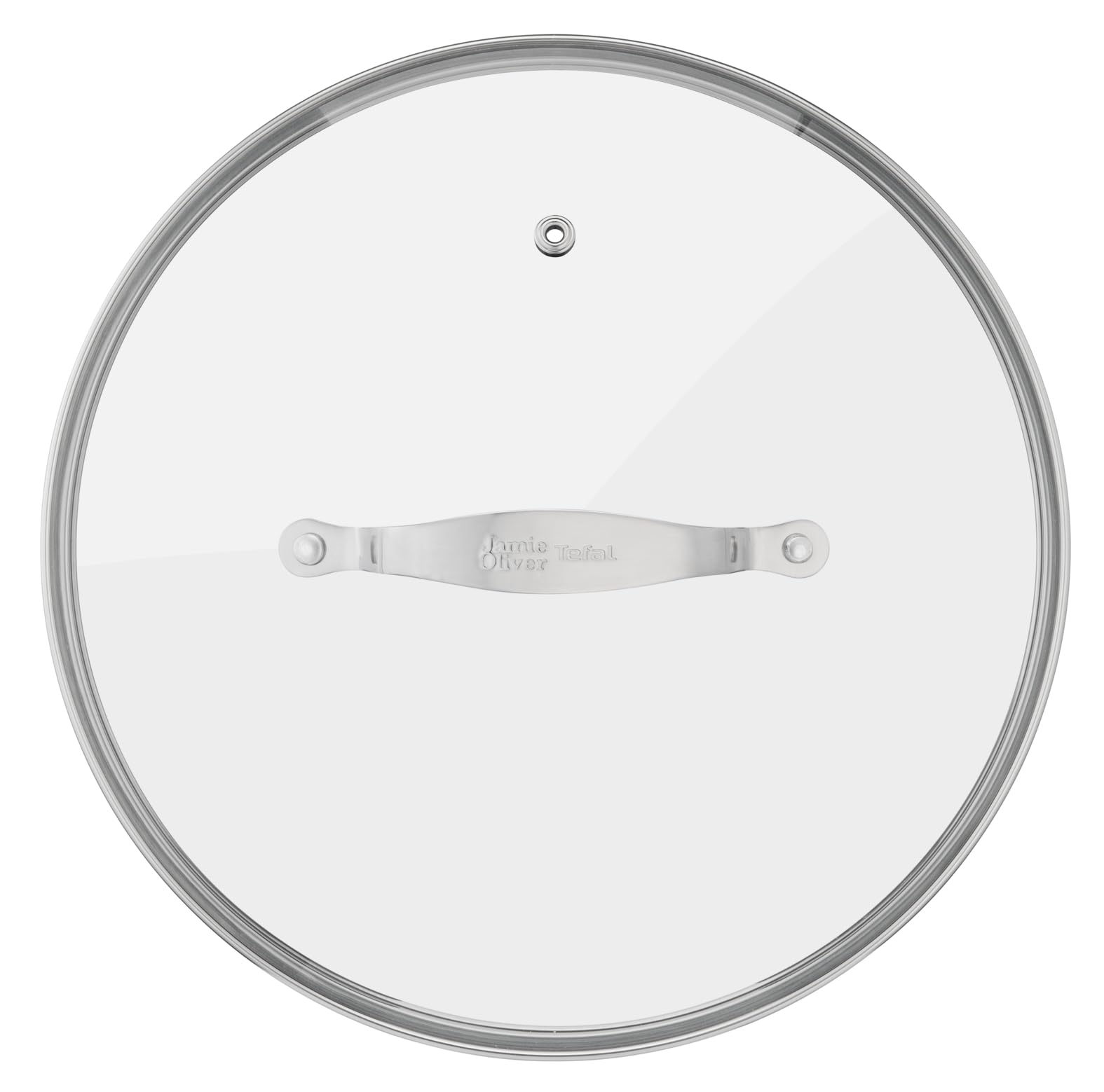 Tefal Jamie Olivers Cook's Direct Inox Batterie de cuisine 8 pcs, 2 poêles, 3 casseroles + couvercles, Revêtement antiadhésif, Indicateur de cuisson, Poignée sûre rivetée, Induction E304S544