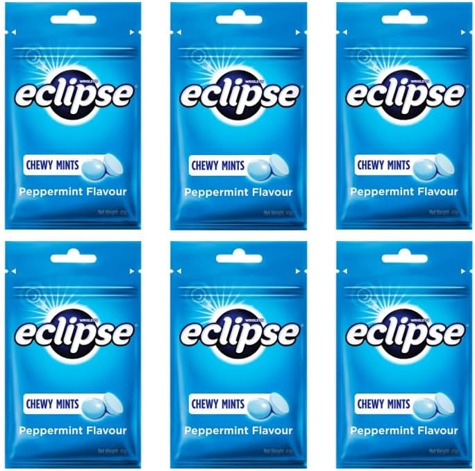 Peppermint Eclipse Chewy Mints 6 Pack Refreshing