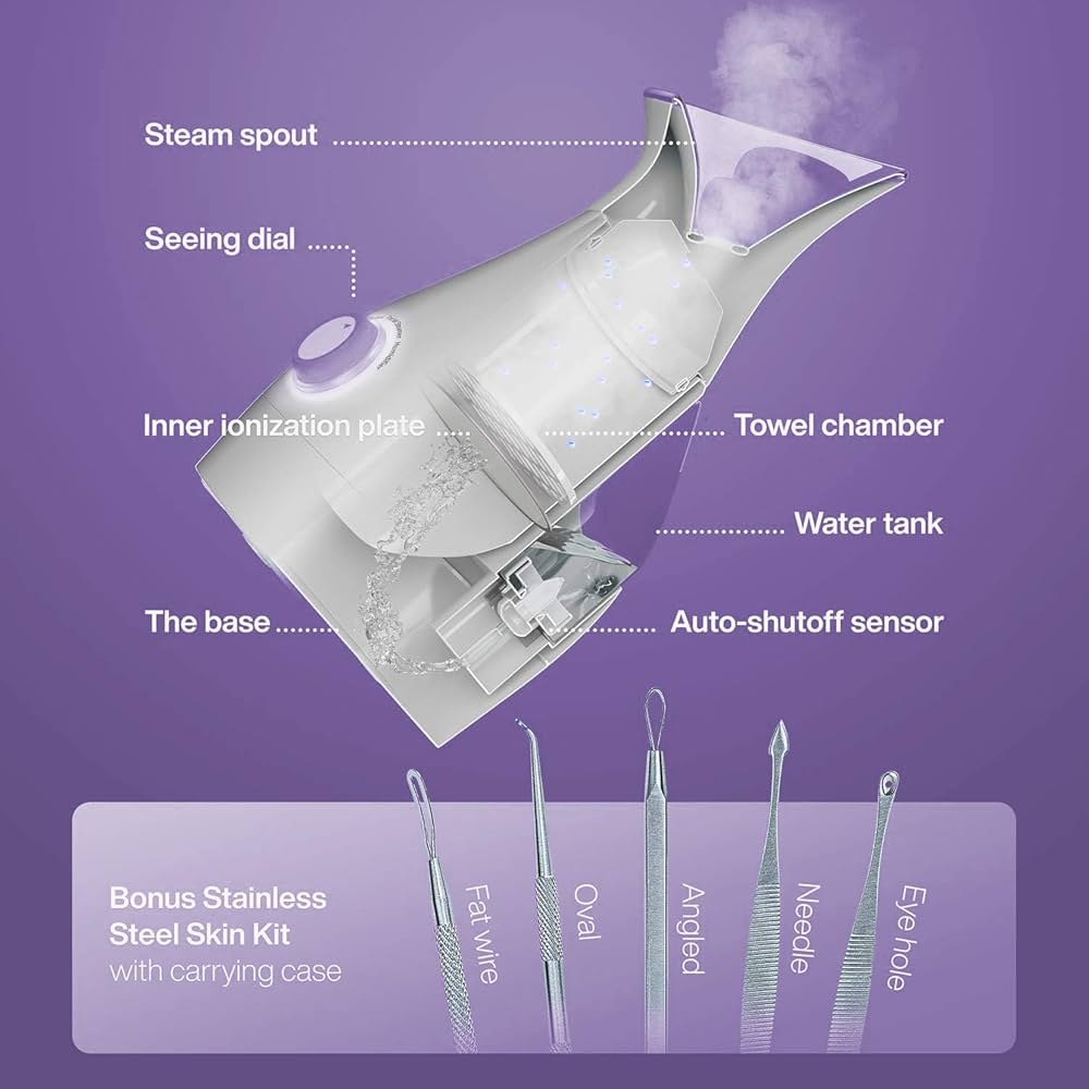 Amazon.com: NanoSteamer Large 3-in-1 Nano Ionic Facial