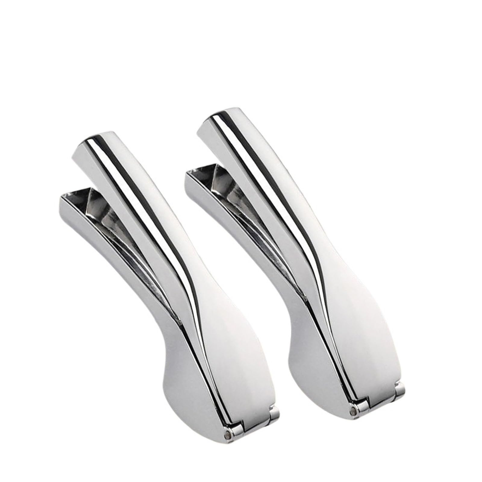 Knoblauchpresse, Knoblauchzerkleinerer Und Fleischwolf Aus Edelstahl | Abnehmbare Struktur, Einfaches Ausdrücken For Feine Knoblauchreste, Einfache Reinigung(Garlic Press 2PCS)