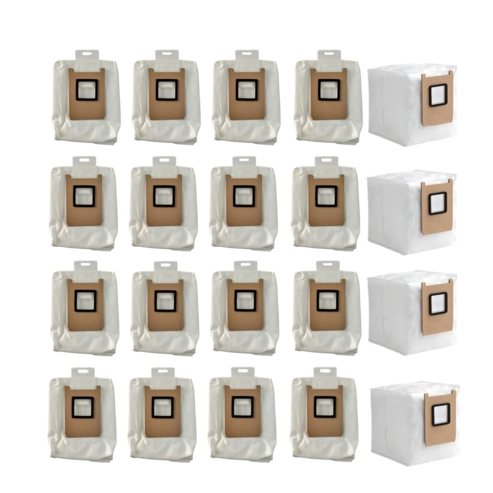 Compatible con Eufy, bolsa for aspiradora de gran capacidad de 3 litros (compatible con E20)(20PCS)
