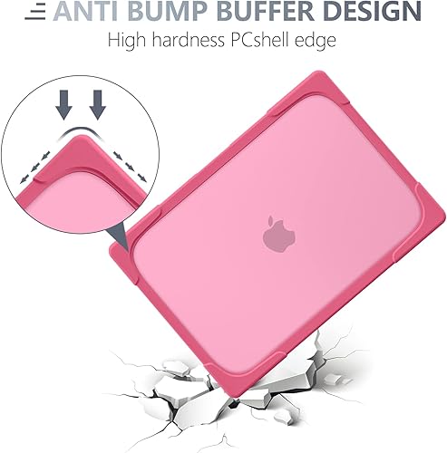 Miniatura 17 de Batianda Funda para MacBook Air de 13 pulgadas 2020 2019 2021 modelo A2337 M1 A2179 A1932 con Touch ID, carcasa rígida resistente a prueba de golpes