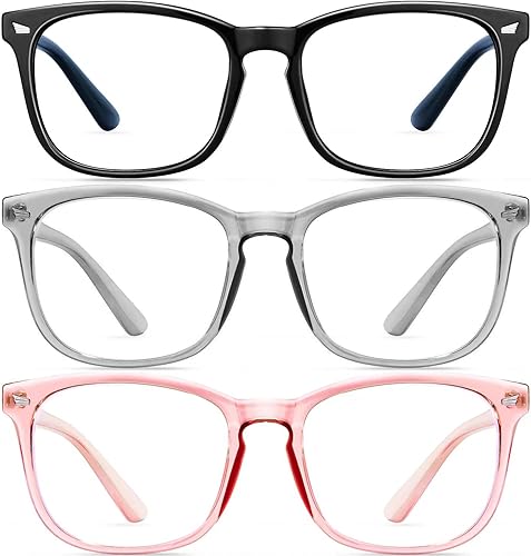 Miniatura 1 de ZZD Blue Light Blocking Glasses for womenmen 3Pack Computer ReadingGamingTVPhones Glasses Anti Eyestrain Non Prescription