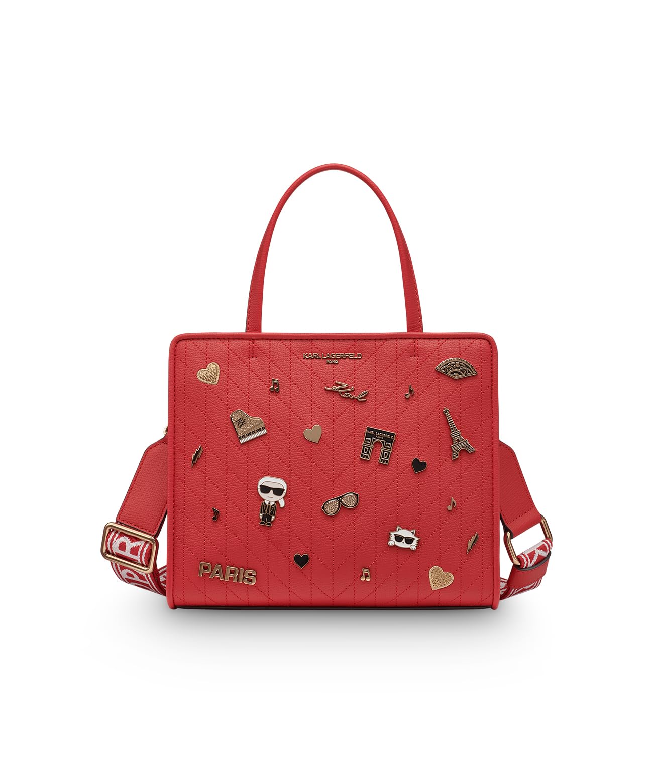 KARL LAGERFELD Women's Maybelle Pins Satchel