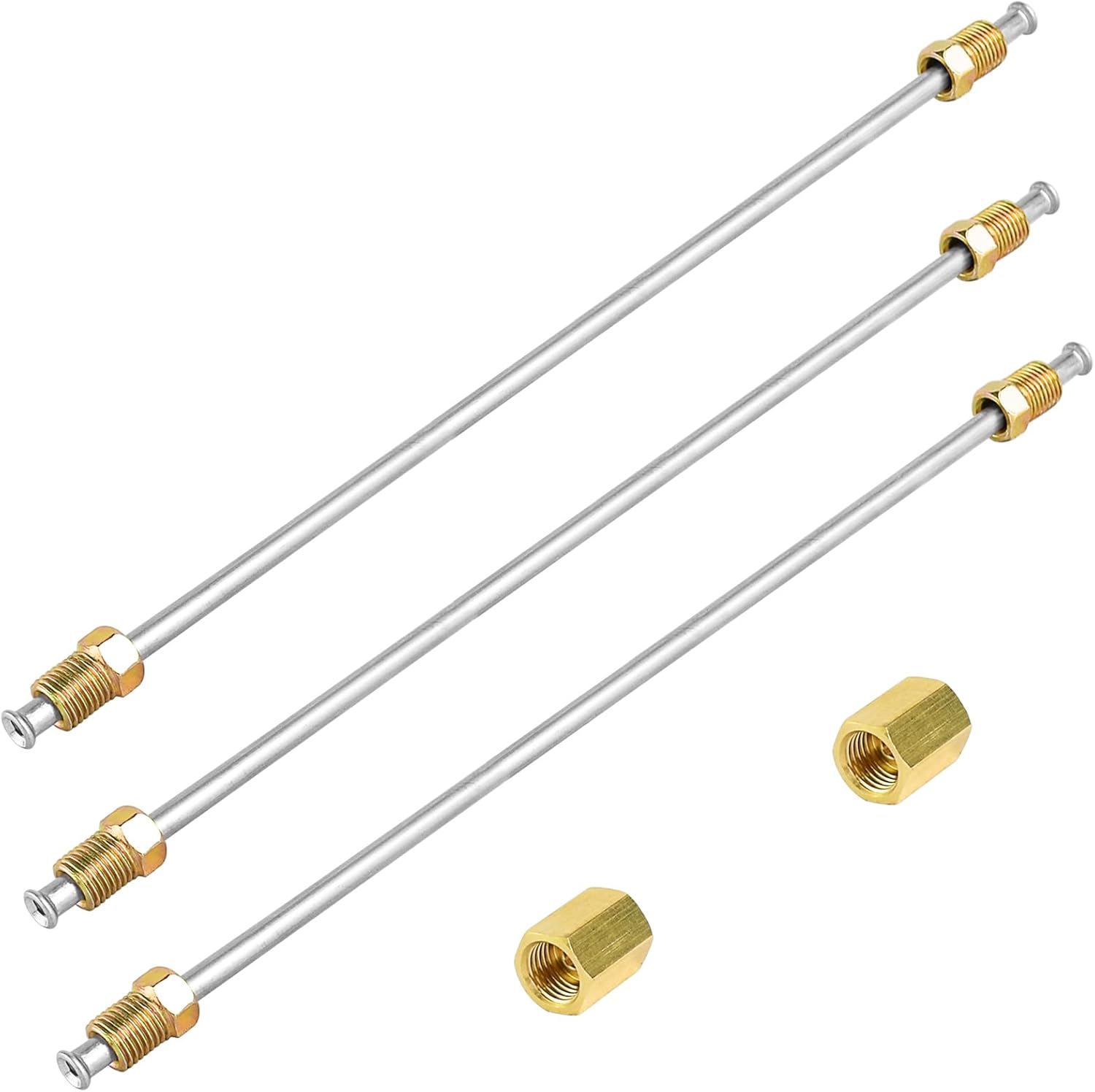 MuHize 3/16 Stainless Steel Brake Line Kit 16" Brake Lines Kit(Pack