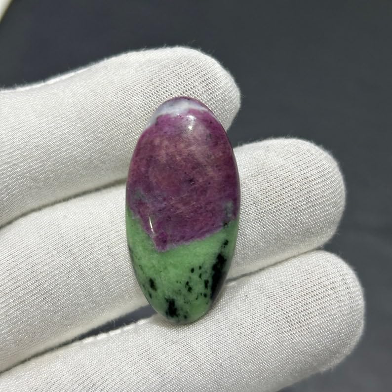 Rubis zoïsite pour création de bijoux DIY collier et bague en pierre naturelle