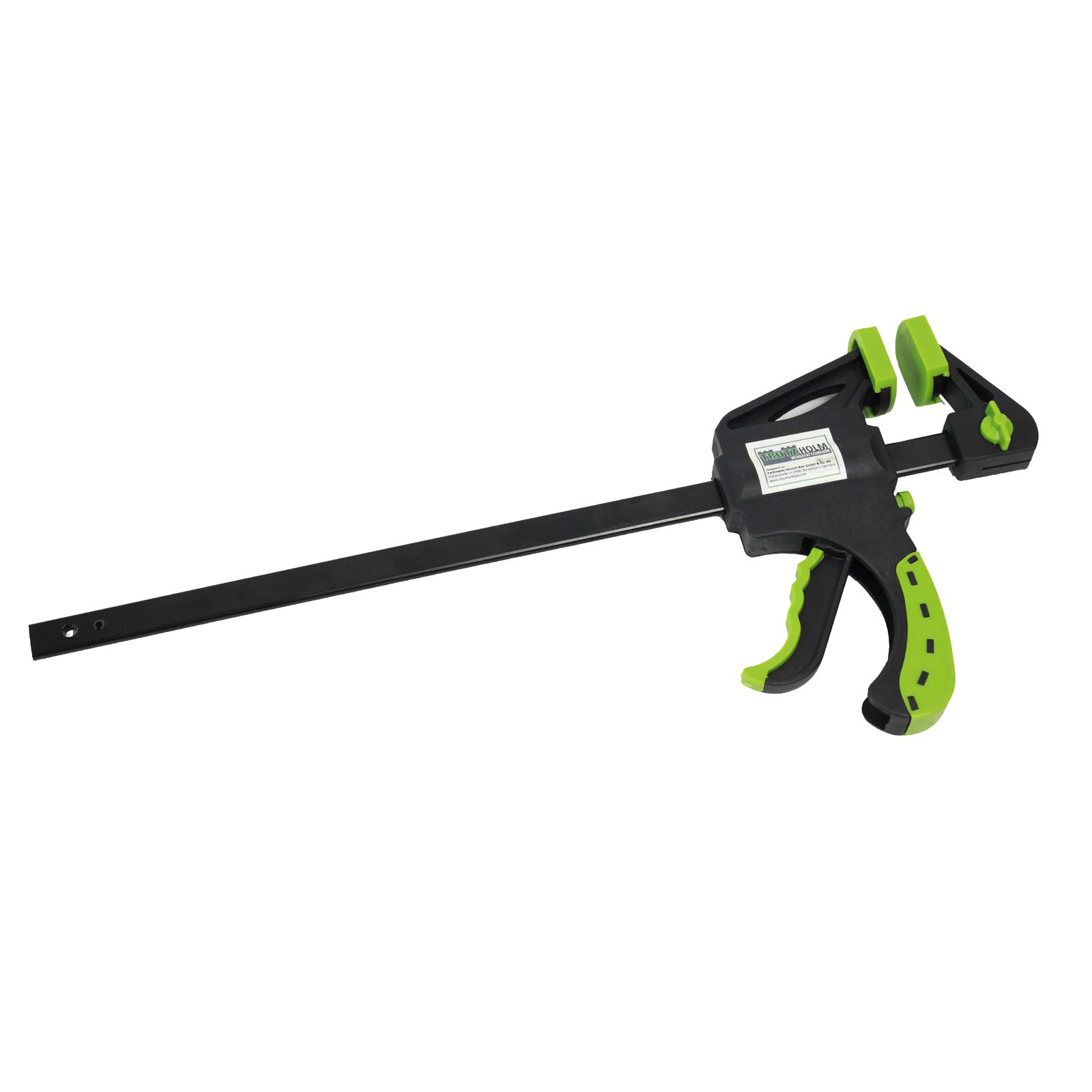 TRUTZHOLM 4x Einhandzwinge 600 mm Klemmzwinge 60 x 600 mm - Schraubzwinge Spanner Set mit Soft-Grip-Griffen