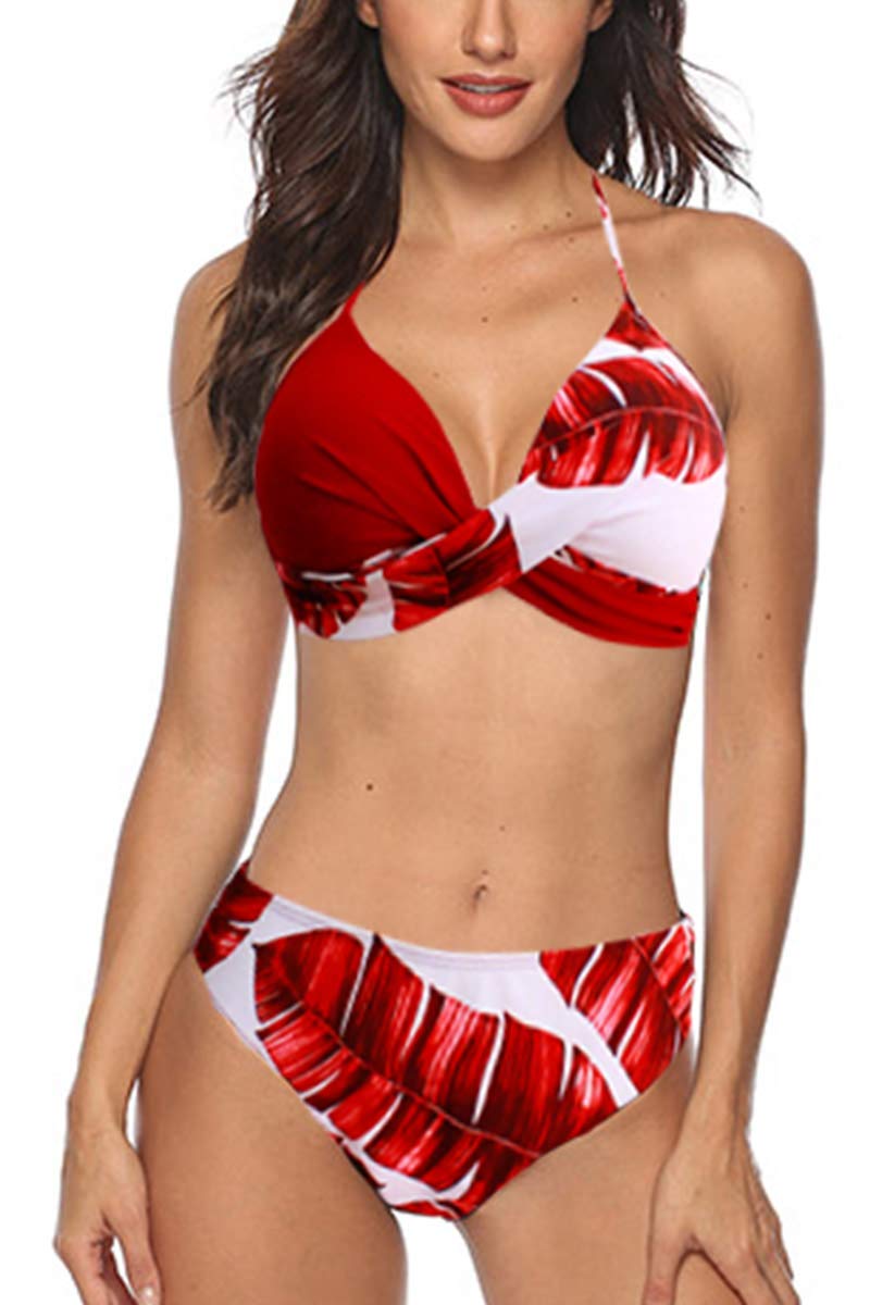 UMIPUBO Traje De Baño Bikini para Mujeres Push up Conjunto de Bikini Split Colorblock Bañador Ropa de Playa de Dos Piezas Tops y Braguitas