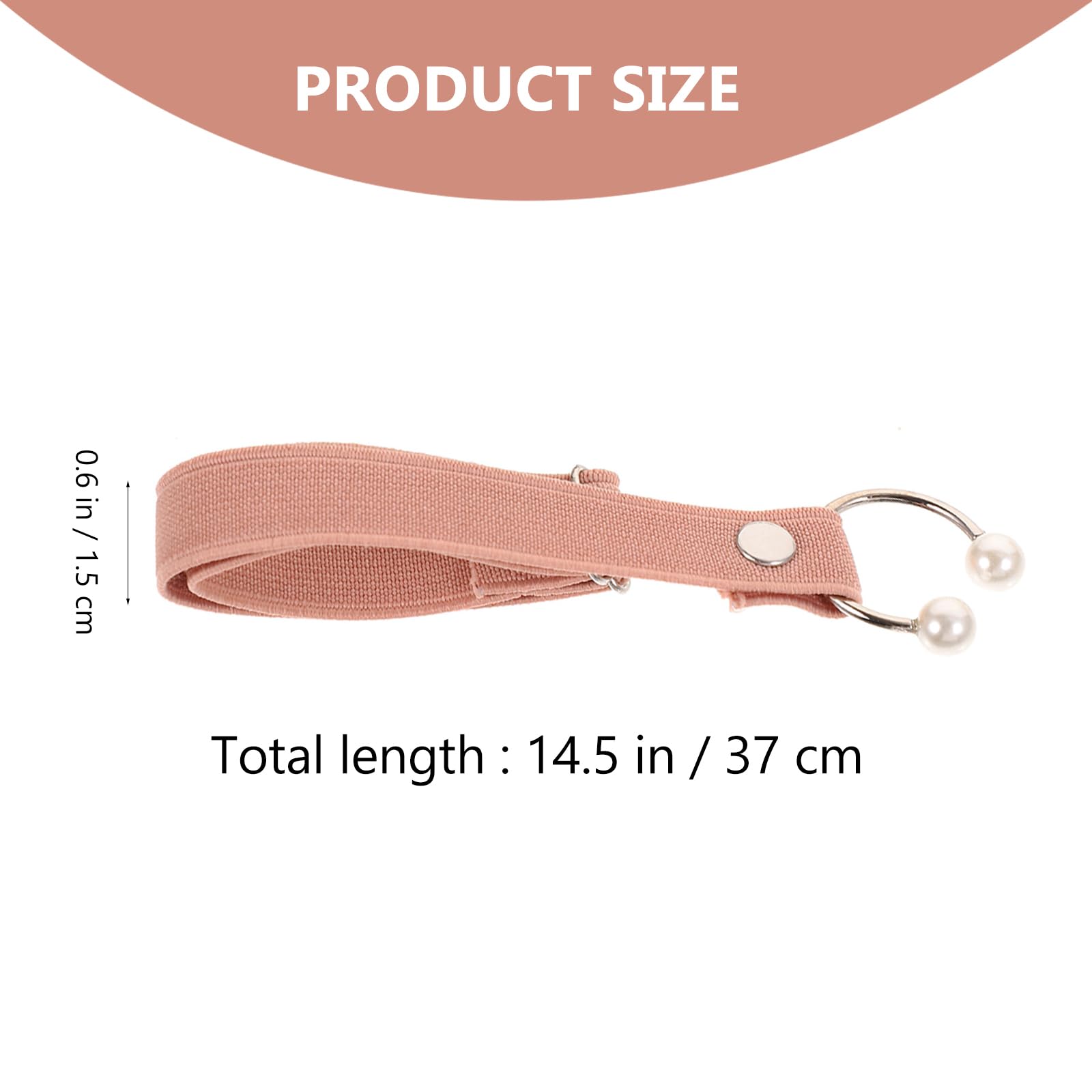 CALLARON 4Pair Shoe Straps for Heels Pearl High Heel Strap Shoe Strap Replacement Adjustable Boots Straps Detachable Shoes Elastic Straps for Women Shoes Heels Boots 37cm
