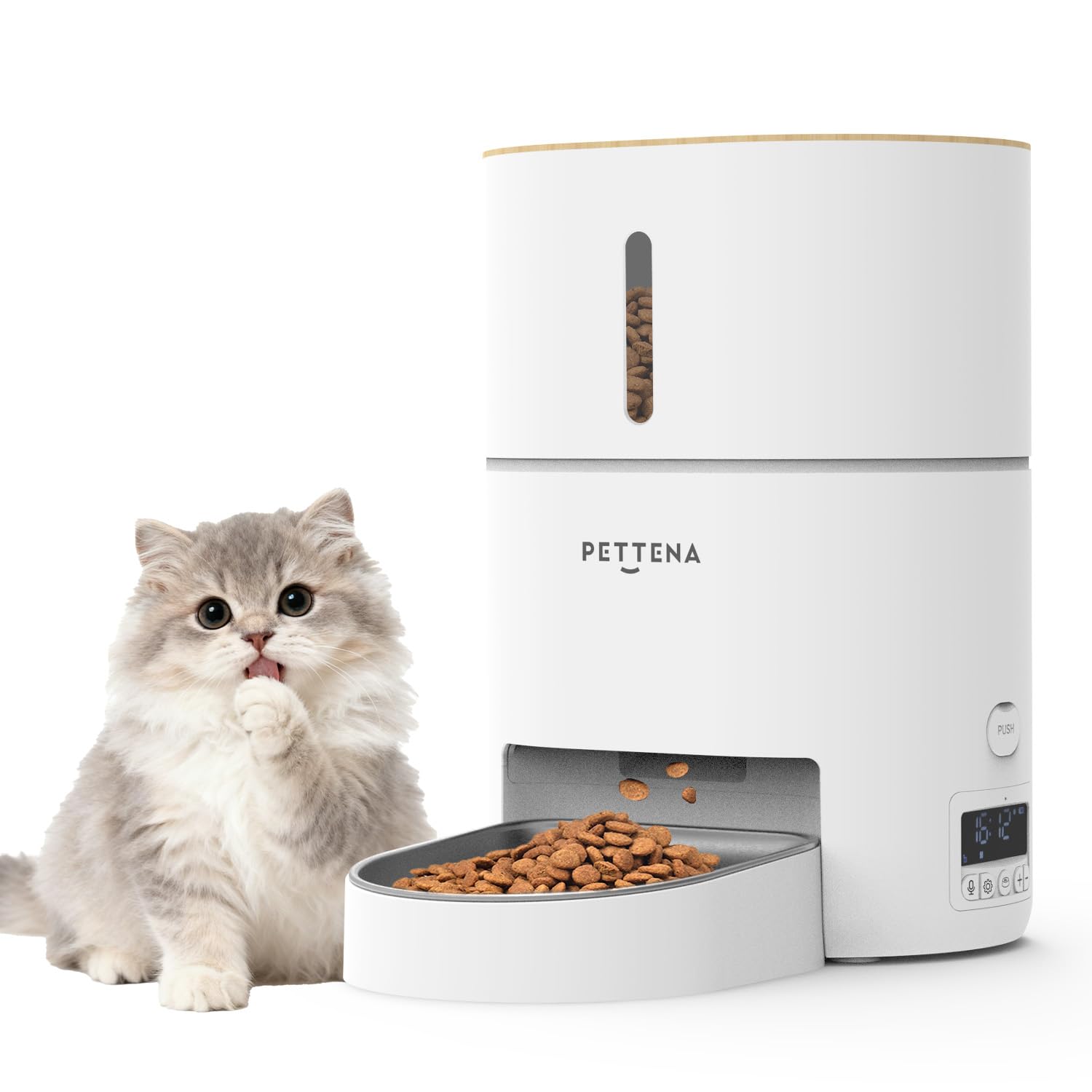 Amazon.co.jp: 【4L大容量型】PETTENA 猫 自動給餌器 犬 タイマー式