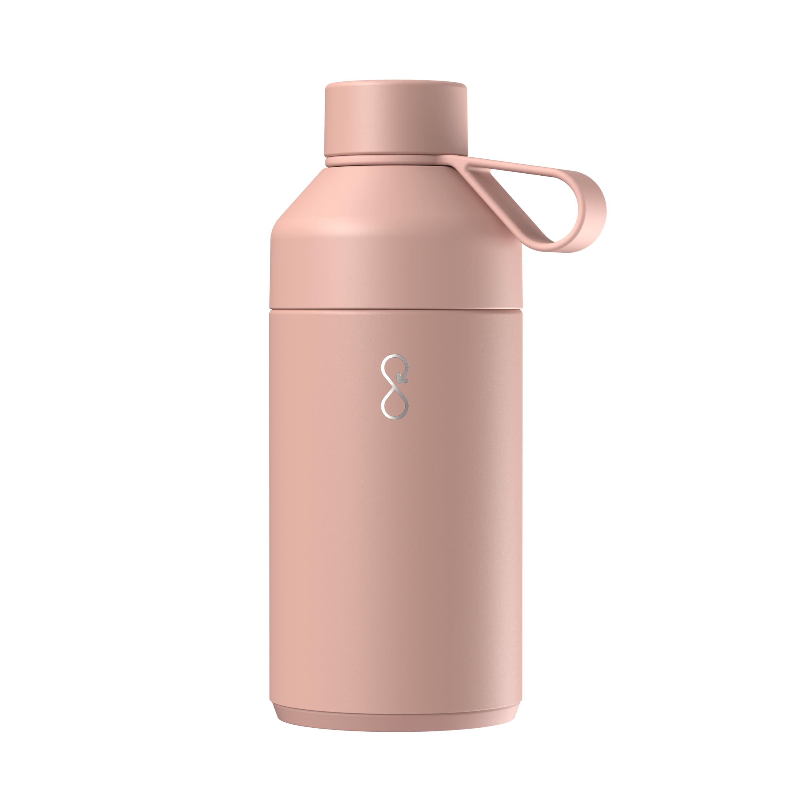 Ocean Bottle Original 750 ml Edelstahl-Wasserflasche, wiederverwendbar und nachhaltig, hält Getränke kalt und heiß, umweltfreundliches Geschenk (Breeze Blush)