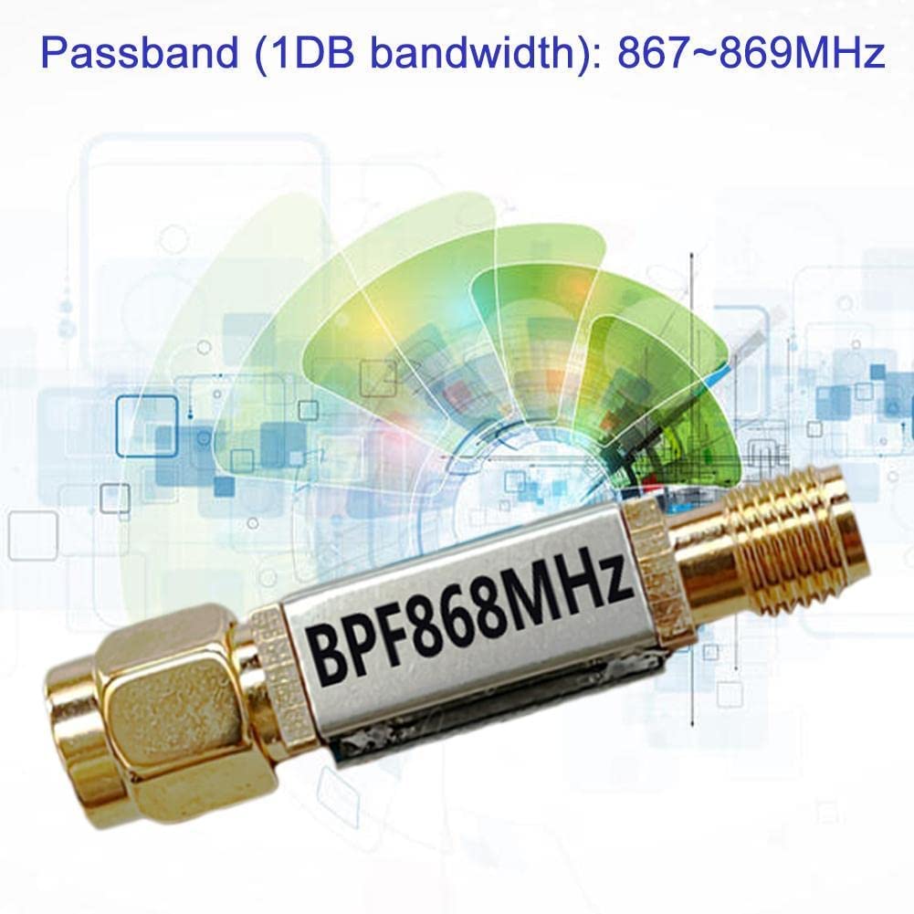 SPORTARC 868 MHz RFID SAW Bandpassfilter, 867 ~ 869 MHz, 2 MHz Bandbreite für SMA-Verbindung