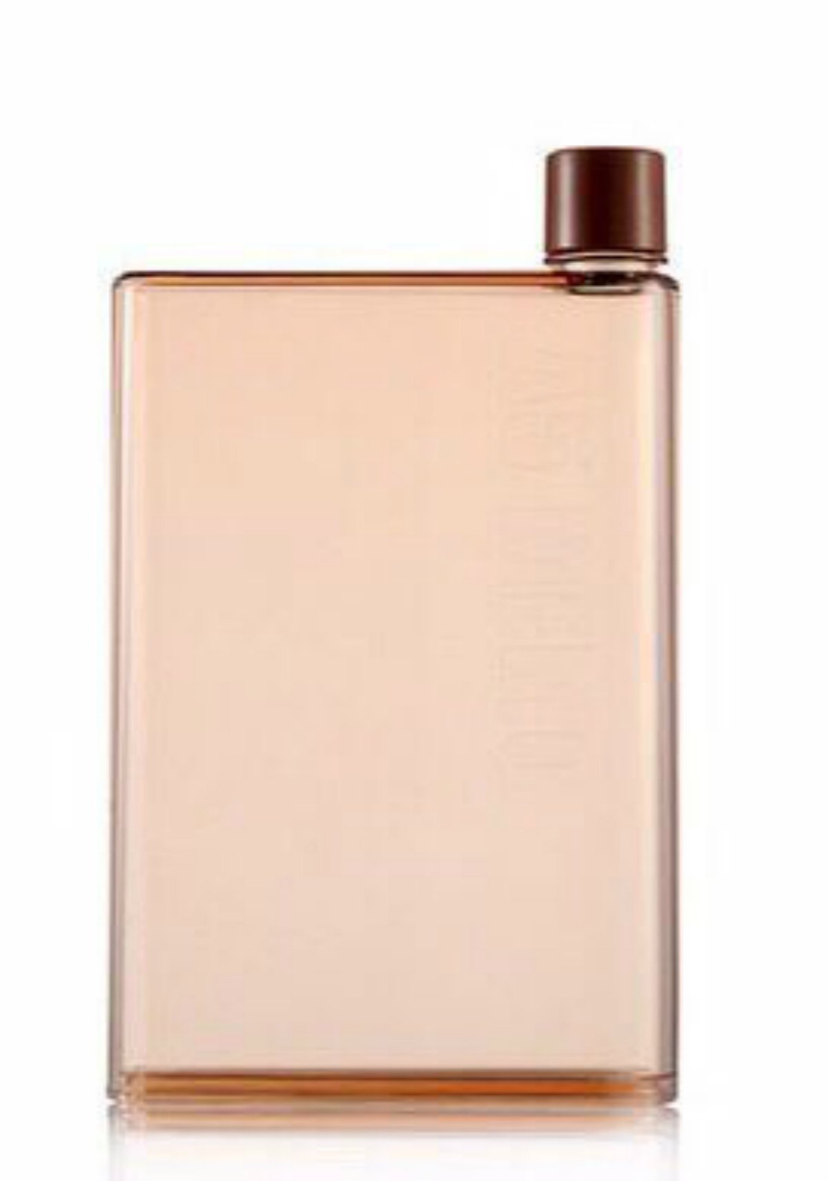 A5 Memo Notebook Slim Water Bottle - Reusable, fits in purse, backpack, or bag - Made from Recycled BPA Free Plastic