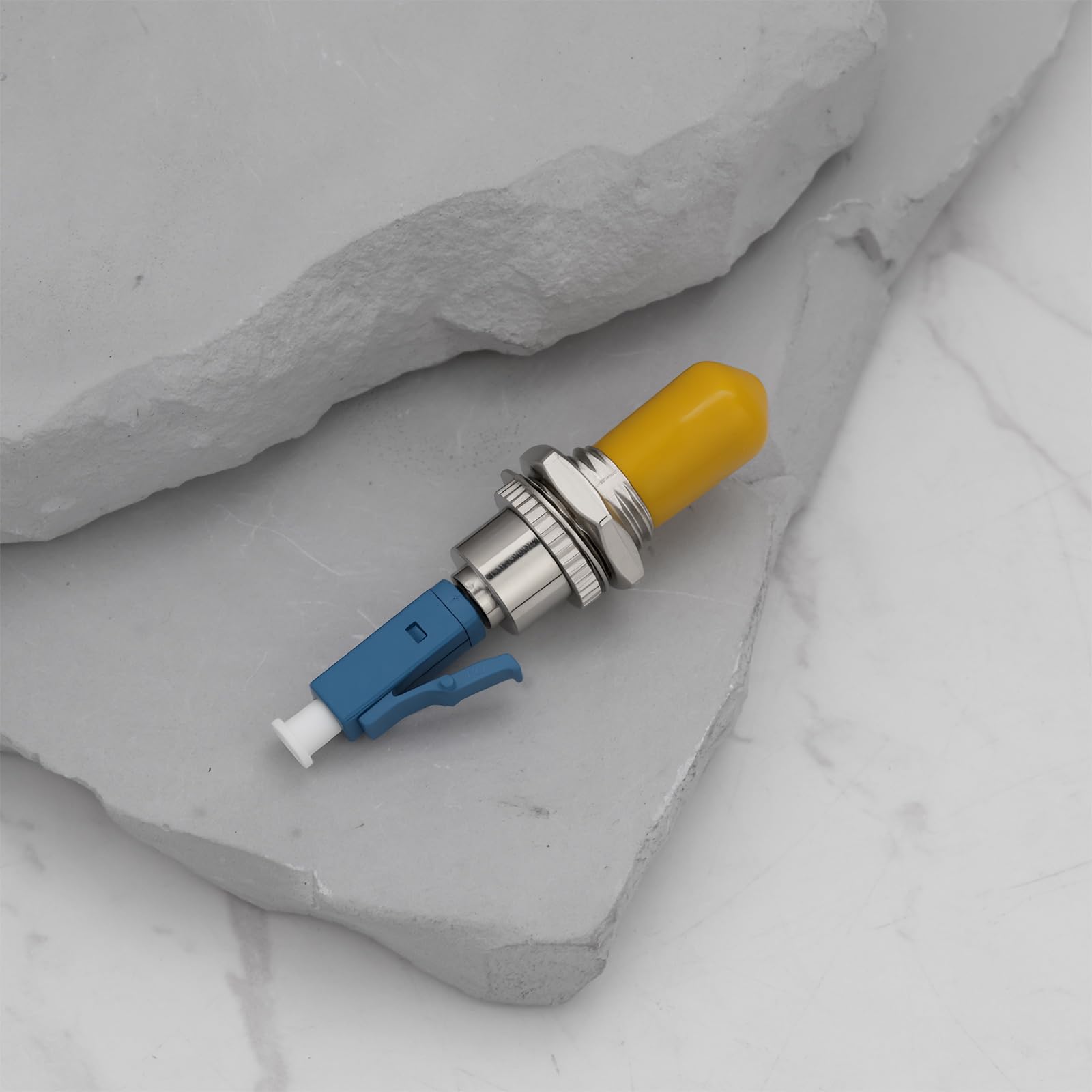 ECSiNG 2 Pezzi Convertitore Ibrido Accoppiatore Adattatore Fibra LC Maschio-ST Femmina 1200nm~1600nm Per Fibra Monomodale/multimodale