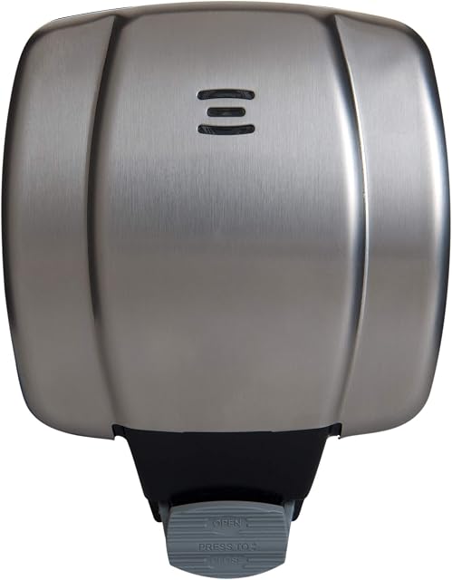 BG Electrical WPL21 Single Outdoor Weatherproof Switched Socket, IP66 Rated, 13 Amp, Stainless Steel