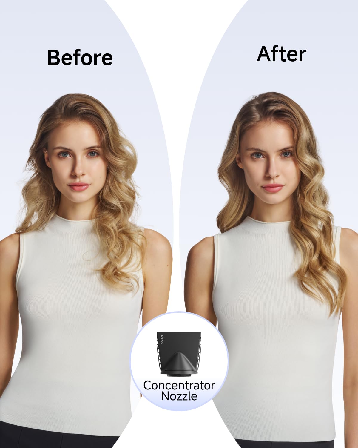 Laifen SE 2 Diffuser Hair Dryer for Women, 21.5m/s Air Speed, Matte White | Frizz Control, Heat Protection, Perfect for Sleek Styling, Diffuser for Curling & Wavy Hair, 5 Modes & 2 Airspeeds, Low Noise product image 22